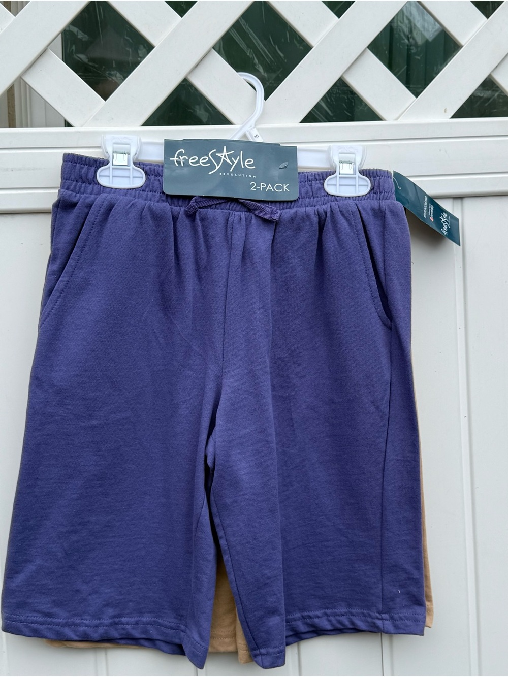Freestyle Revolution 2-Pack Shorts in Purple and Tan